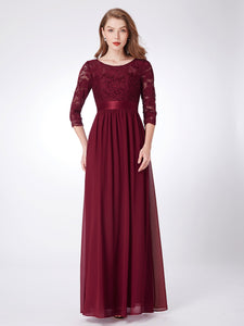 Ever Pretty  Empire Waist Lace Bridesmaid Dresses