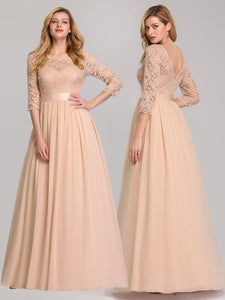 Ever Pretty  Empire Waist Lace Bridesmaid Dresses