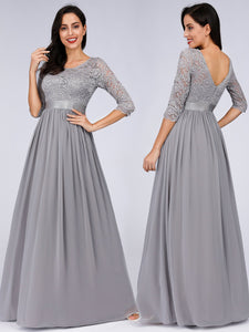 Ever Pretty  Empire Waist Lace Bridesmaid Dresses