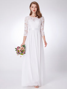 Ever Pretty  Empire Waist Lace Bridesmaid Dresses