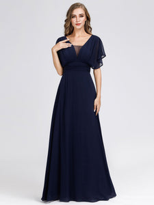 A-Line Empire Waist Maxi Evening Party Dresses