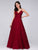 Spaghetti Str Floor Length Stripe Prom Dresses F