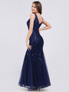 Sequin Classic Fishtail Evening Dress