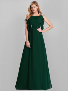 A-Line Sleeveless Evening Party Bridesmaid Dresses