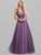 Deep V-Neck A-Line Wedding Bridesmaid Dress