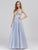 Ever Pretty  A-line V-neck Beaded Floor Length Evening Dress