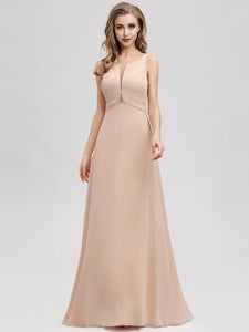 Sleeveless Bridesmaid Dresses for