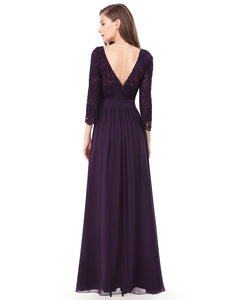 Sleeve Evening Dress  （ Warehoe）