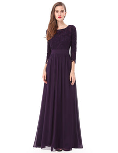 Sleeve Evening Dress  （ Warehoe）