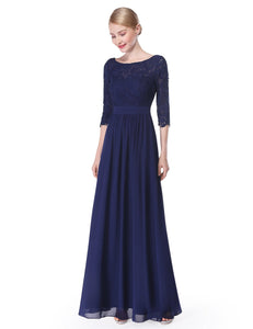 Sleeve Evening Dress  （ Warehoe）