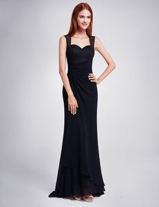 Sleeveless Long Evening Party Dress