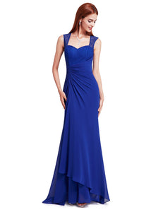 Sleeveless Long Evening Party Dress