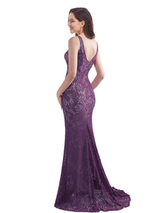 Sleeveless Long Evening Dress