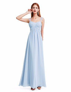 Sleeveless Long Evening Party Dress