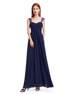 Sleeveless Long Evening Party Dress