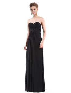 Strless Long Evening Party Dress