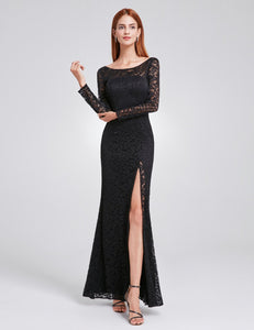 Long Sleeve Evening Party Dress