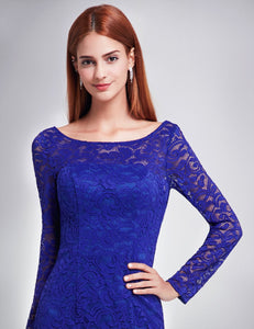 Long Sleeve Evening Party Dress