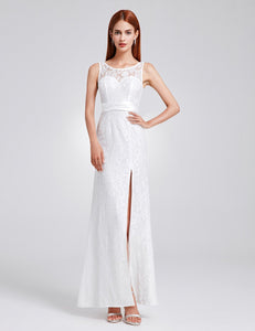 Sleeveless Long Evening Party Dress