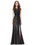 Round Neck Long Evening Party Dress