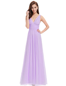 Ever Pretty Double V-Neck  Evening Dress