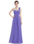 Chiffon Flowers One Shoulder Padded Long Evening Dress