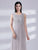 Illion Round Neck A Line Short Bridesmaid Dress With Lace Bodice F