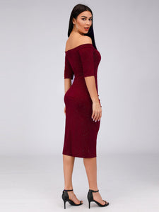 Off the Shoulder Bodycon Party Dresses for  EZ