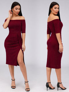 Off the Shoulder Bodycon Party Dresses for  EZ