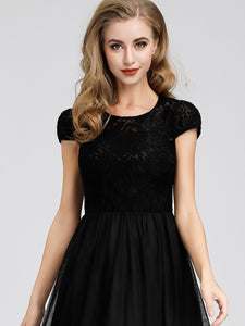 Fhion A Line Lace Short Evening Party Dress EZ