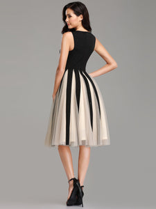 A Line Short Knee Length Cocktail Party Dress EZ