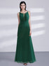 A-Line Sleeveless Long Chiffon  Evening Dress EZ