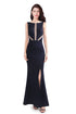 Fhion Mermaid Long Formal Evening Dress With Side Split EZ