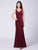 Illion Deep V-Neck Long Mermaid Formal Evening Dress EZ