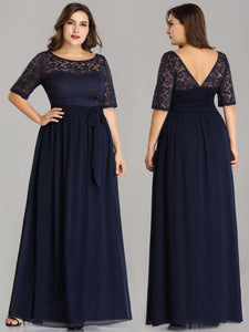 Pl Size  Lace Illion Mother Of the Bride Dresses EZ