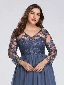 Long Sleeve Lace Dress with Long Sleeve EZ