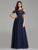 Cold Shoulder Maxi Long Tulle Dresses for  EZ