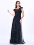 Maxi Long Tulle Dresses with C Sleeve EZ