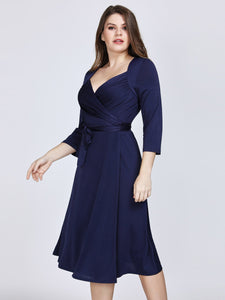 Sweetheart Neckline  Cocktail Dresses with Half Sleeve EZ