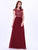 A Line Floor Length Lace Bridesmaid Dress F