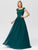 Sleeveless A Line Long Bridesmaid Dresses F