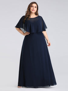 Long Bridesmaid Party Dress with Shawl F