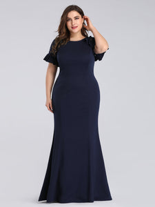 Long Raglan Sleeve Mermiad Prom Dresses EZ