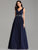 Maxi Long Prom Dresses with Diamond Belt EZ