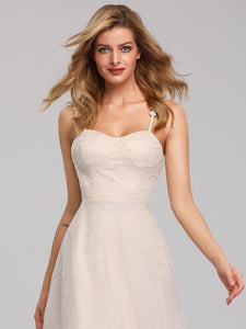 Round Neck Front Tulle Dress