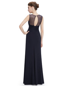 Sleeveness Long Evening Party Dress HE