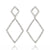 Silver Diamond Earrings