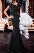 Elegant Ruffles Mermaid Evening Dress