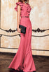 Elegant Ruffles Mermaid Evening Dress