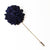 Navy Felt Flower Lapel Pin